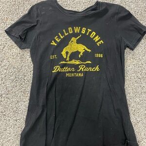 Yellowstone Dutton Ranch Black T-Shirt